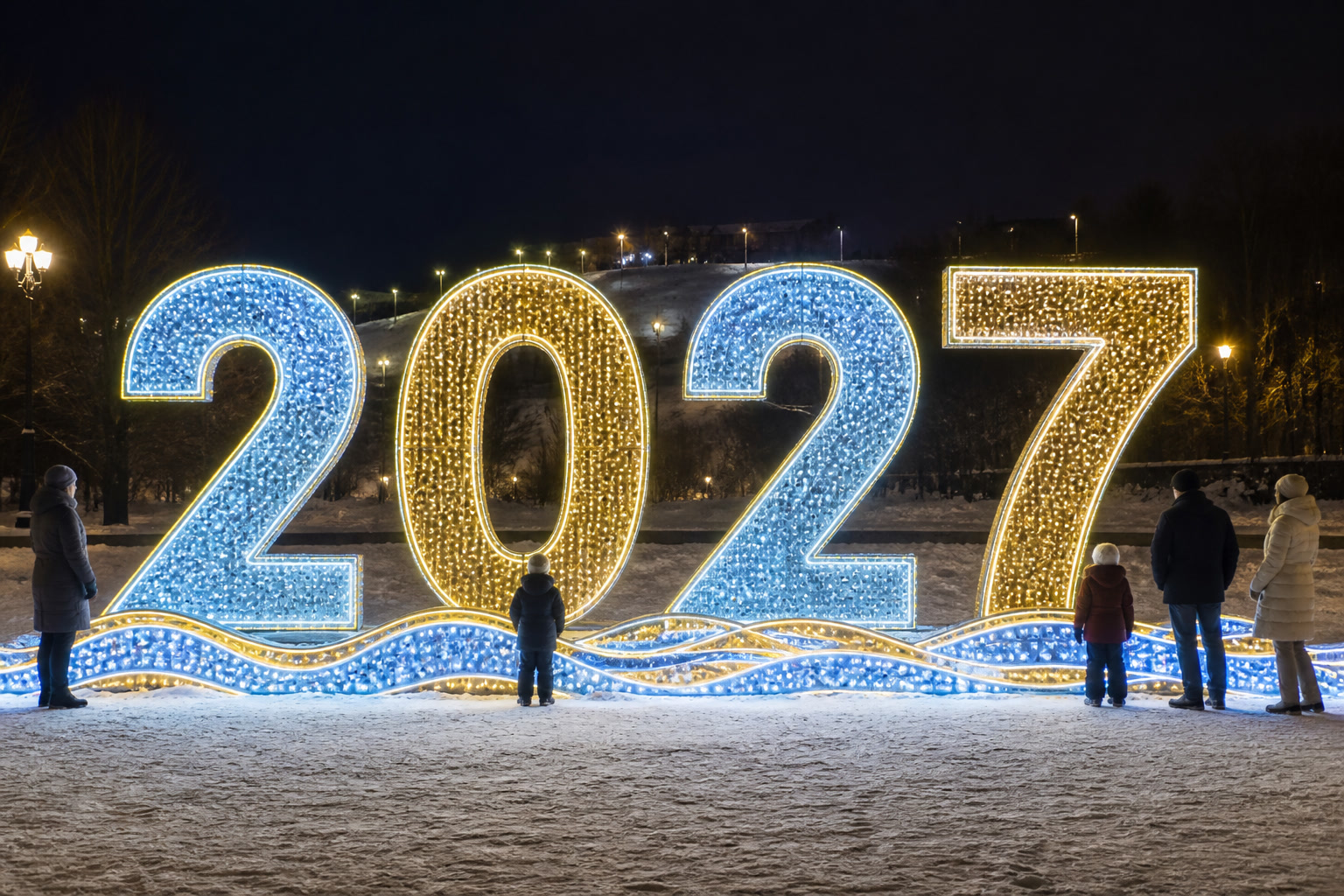 Концепция новогоднего оформления Рязани: 2027 Рязань.