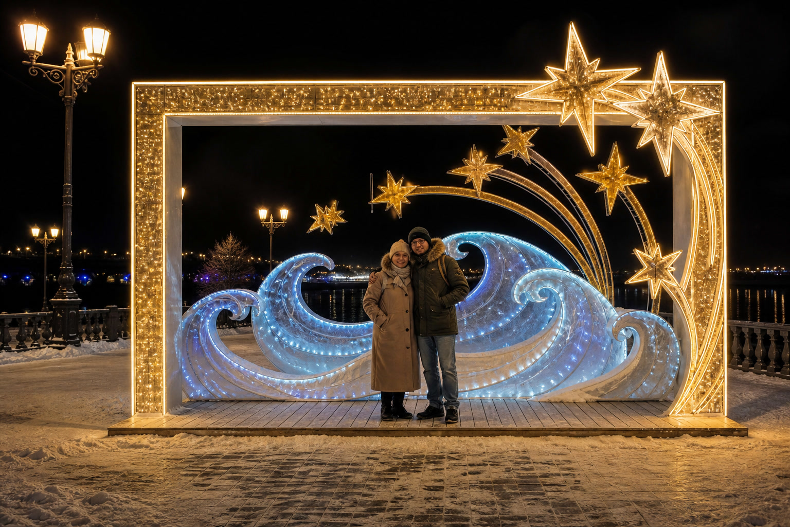 Концепция новогоднего оформления Самары: Фотозона Самара.
