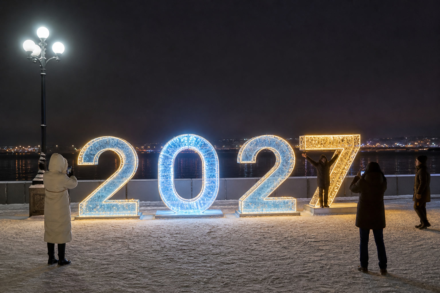 Концепция новогоднего оформления Самары: 2027 Самара.