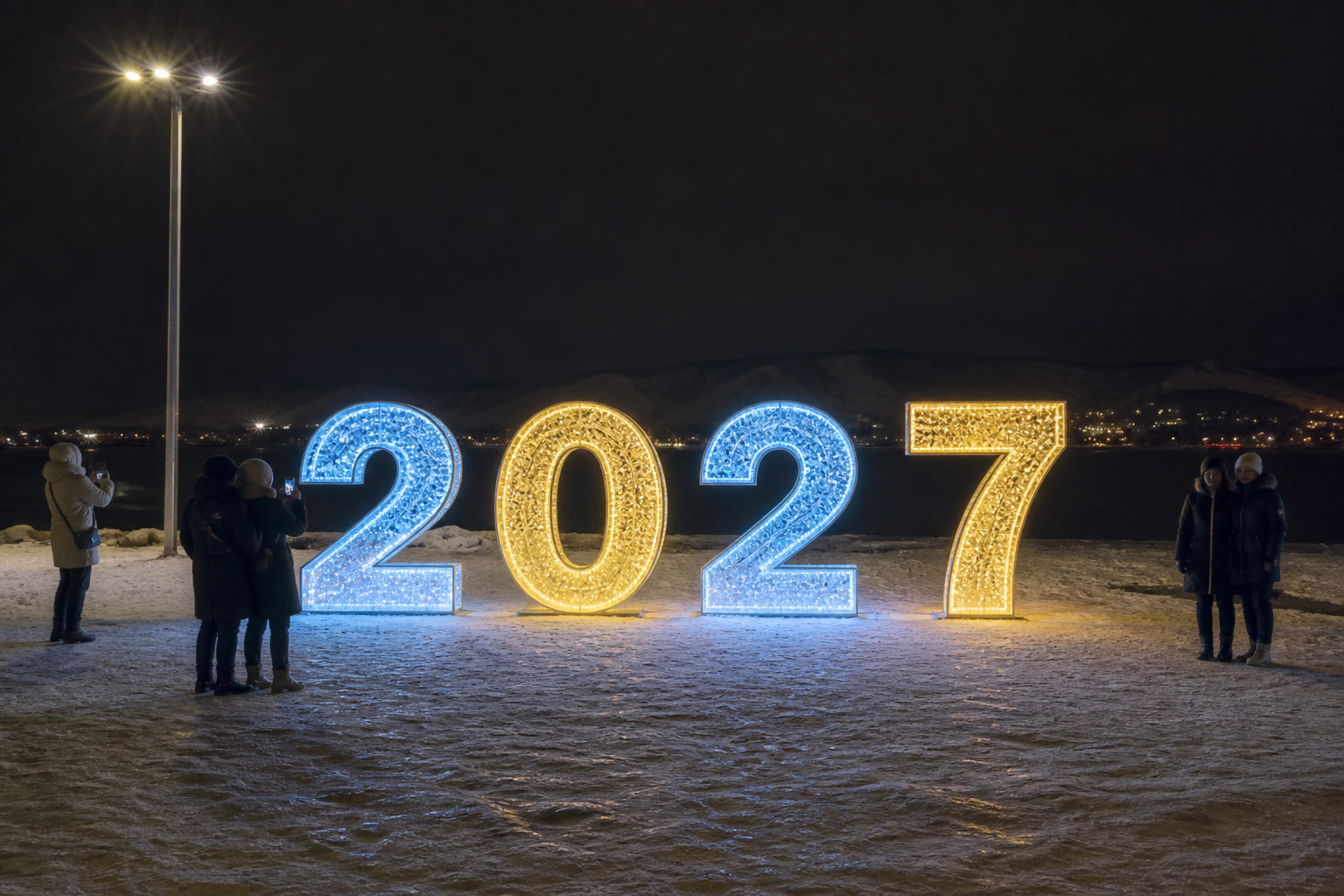 Концепция новогоднего оформления Тольятти: 2027 Тольятти.