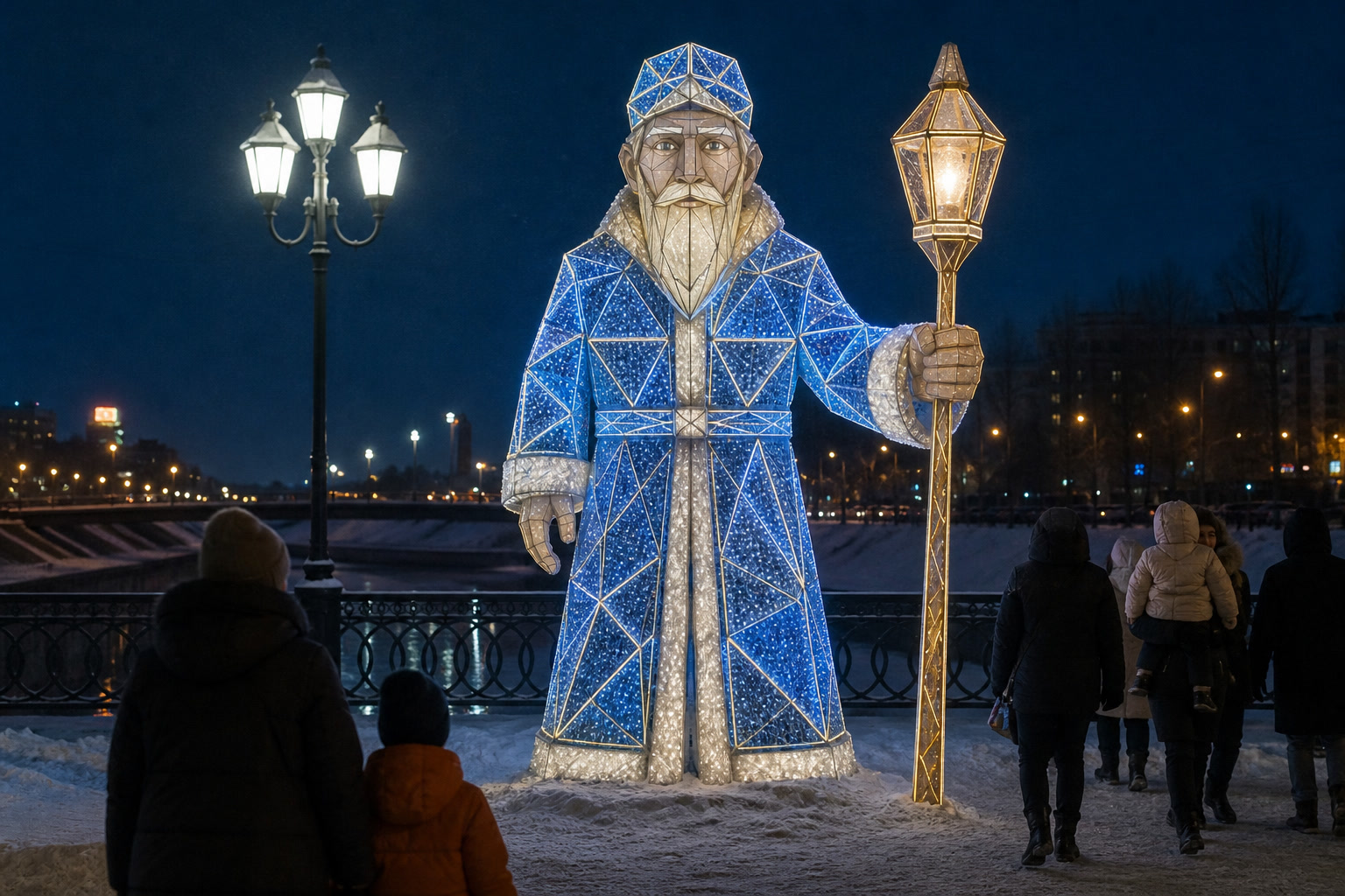 Концепция новогоднего оформления Тюмени: Страж Тюмень.