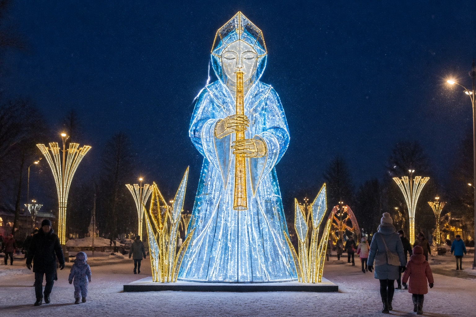 Концепция новогоднего оформления Уфы: Курай Уфа.